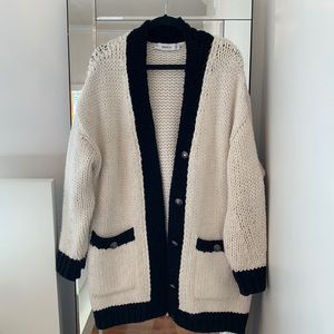 ZARA Knit Cardigan Sweater